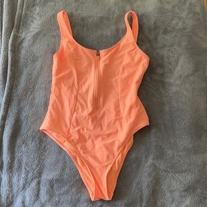 Orange Forever 21 One Piece Swimsuit